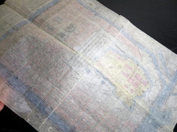 幕末ぐらい古地図「大阪城絵図」1点/大坂の陣の縄張り図 / 古本 幕末ぐらい古地図「大阪城絵図」1点/大坂の陣の縄張り図 / 古本