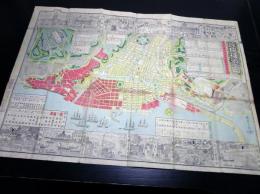 明治25年（1892）古地図「改良横浜全図」1点