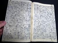 和本江戸期外交論写本「戊戌夢物語」全1冊