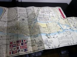 明治3年（1870）野毛佐野屋富五郎版古地図「横浜案内絵図」1舗