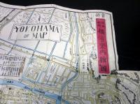 明治3年（1870）野毛佐野屋富五郎版古地図「横浜案内絵図」1舗