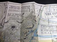 明治3年（1870）野毛佐野屋富五郎版古地図「横浜案内絵図」1舗