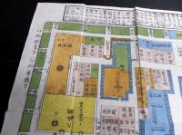江戸期京都御所絵図古地図「改正内裏図」1舗(東雲堂) / 古本