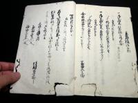 和本江戸天保14年（1843）紀行文「豊後岡行道の記并雑日記」1冊
