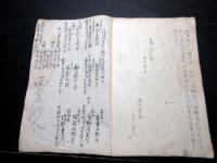 和本江戸天明2年（1782）秋田騒動（佐竹騒動）写本「兜頭巾」1冊