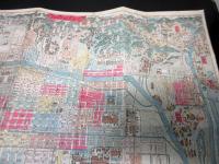 明治16年（1883）古地図「改正再刻京都区組分細図」1点(橋本澄月（京都
