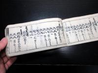 和本江戸文政7年（1824）経済米相場「安見米穀算用記」全1冊