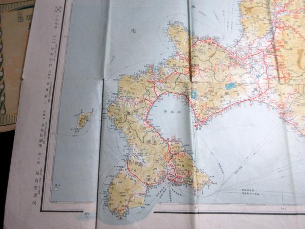 昭和5年（1930）古地図「要領北海道地図」1点(中村信以/富貴堂