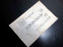 和本明治元年（1868）農業「無水岡田開闢法」全1冊