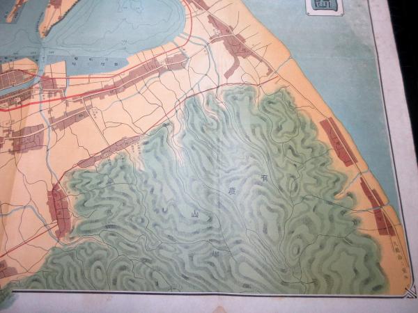 大正13年(1924)古地図「清水市全図」1点(桜田国蔵(桜田書店 大正13年(1924)古地図「清水市全図」1点(桜田国蔵(桜田書店