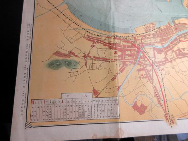 大正13年(1924)古地図「清水市全図」1点(桜田国蔵(桜田書店 大正13年(1924)古地図「清水市全図」1点(桜田国蔵(桜田書店