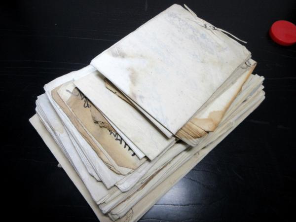 Amazon.co.jp: J11和本江戸期「書道手本」1冊/古書古文書/木版