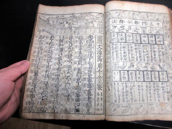 和本江戸寛延2年（1749）事典節用集「文海節用千金嚢」全1冊(東嬰