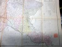 明治22年（1889）群馬県古地図「改正上野国全図」1舗