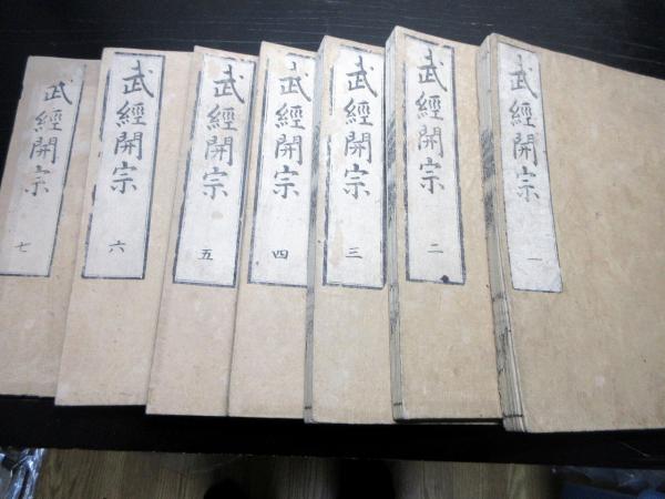 和本江戸寛文元年（1661）中国兵法「武経開宗（七書義解宗評訂識）」7 