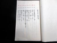 和本江戸安政5年（1858）武士の心得写本「武頭秘鑑続偏」上下2冊