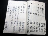 和本江戸慶応2年（1866）薩摩藩分限帳写本「薩州武将録」全1冊