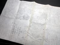 明治期古地図鳥瞰図「遠州秋葉山発水場略図」1点