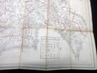 明治11年（1878）古地図「信濃国細見全図」1舗