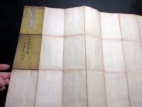 明治11年（1878）古地図「信濃国細見全図」1舗