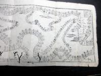 江戸幕末期ぐらい古地図「道中記引札」1点