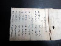 和本江戸期写本「豊田流砲術秘書」1冊