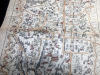 江戸文政10年（1827）古地図鳥瞰図「高野山独案内」1点(大坂屋