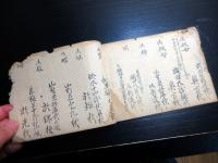 和本江戸期信濃小諸藩古記録「康哉公御実方御続書」1冊