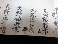江戸天明～安政「大平真鏡流血判状ほか」10点