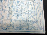 幕末～明治期古地図道中記引札「京都名所方角略図」1点