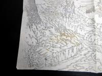 幕末～明治期古地図鳥瞰図「信州筑摩郡木曽庄浦嶋旧跡/寝覚山臨川寺図」1点