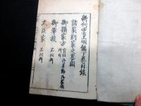 和本江戸天明2年（1782）公家朝廷名鑑「万世雲上明鑑」乾坤2冊揃い