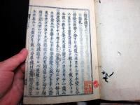和本江戸寛文7年（1667）「祭礼節解」上下2冊揃い
