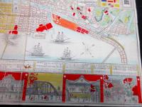 明治29年（1896）再版古地図「新撰横浜全図」1舗