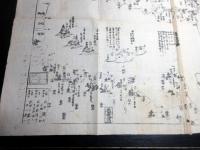 江戸期東京湾海防地図「海陸御固泰平鑑」1点
