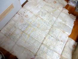 江戸期古地図「名古屋城下町絵図」1点
