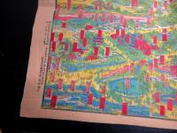 明治41年（1908）古地図鳥瞰図「奈良名勝全図」1点