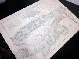 明治期ぐらい長野古地図「松本平明細地図」1点