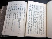 和本江戸安永4年序（1775）武家故実法制写本「官中秘策」10冊揃い