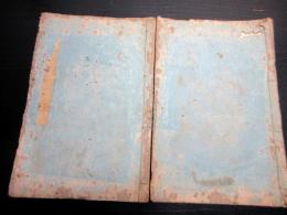 和本江戸安永6年（1777）跋占い「相法神心論（相法天中巻神心論）」2冊揃い/石竜子/古書古文書/木版摺り