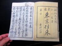 和本明治6年（1873）「童蒙東京往来」全1冊