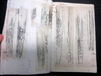 和本江戸天保3年（1832）日本刀「刀剣鑑定秘録」1冊