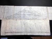 江戸期「富士山絵巻物（仮題）」1巻