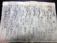 江戸期かわら版武鑑「御転任御任槐御用掛御役人附」1点