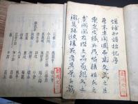 和本江戸宝暦4年（1754）系譜「諸家知譜拙記」5冊揃い