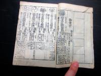 和本江戸安永4年（1775）幕府役職名鑑「安永武鑑」1冊