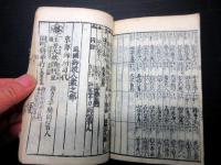 和本江戸安永4年（1775）幕府役職名鑑「安永武鑑」1冊