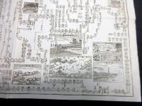 明治22年（1889）古地図道中記「東北駅路便覧」1点