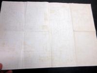 明治22年（1889）古地図道中記「東北駅路便覧」1点