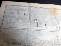 明治10年（1877）銅版画「王子製紙会社略図」1点